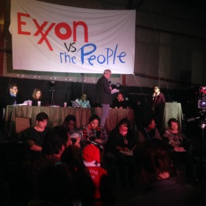 Exxon Mobil vs. The People (you may recognize a few people up there!)