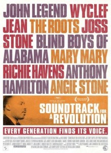 Poster for the documentary "Soundtrack for a Revolution"
