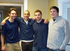 The Ninth Block founders, from left to right, are Lee Carter, Ryan Patterson, Luke Urban and Bryce Daniels. Not shown is Tyler Thorne.