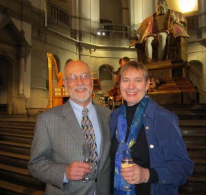 Shane and Stormy Burns at the Nobel Committee reception.
