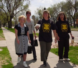 Members of the CC community participate in 'Walk the Block'