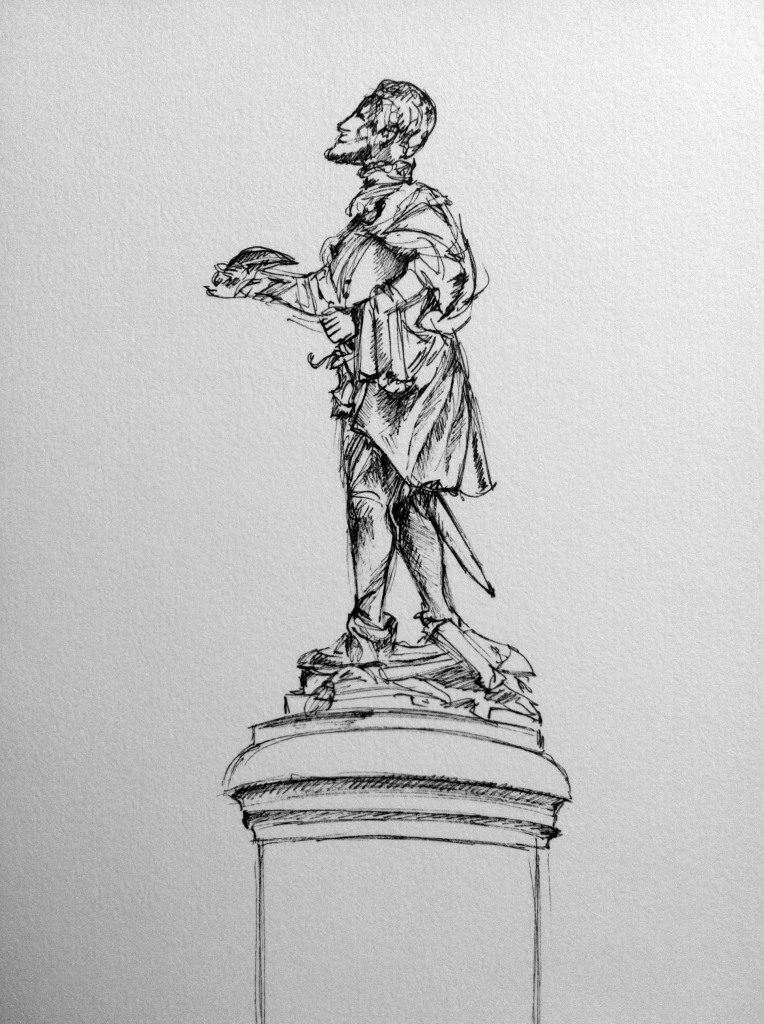 statue 1 sketch