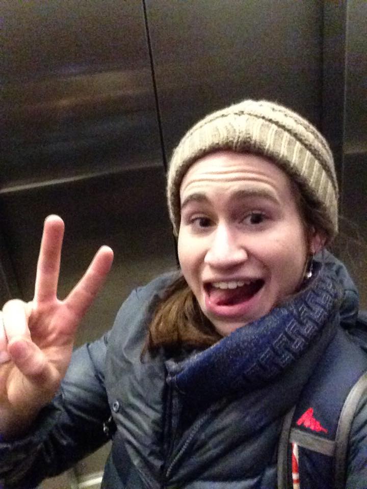Me in the elevator leaving my building at the end of the day. Can you say #thrillsoftheofficelife 5 times fast?