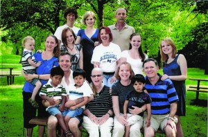 Anita Bellwood Walker ’52 and family.