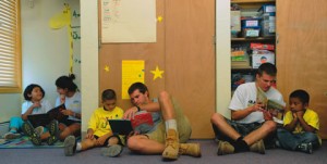 reading to kids