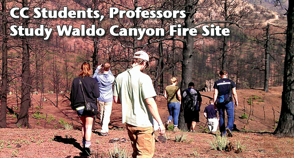 CC Students, Professors Study Waldo Canyon Fire Site