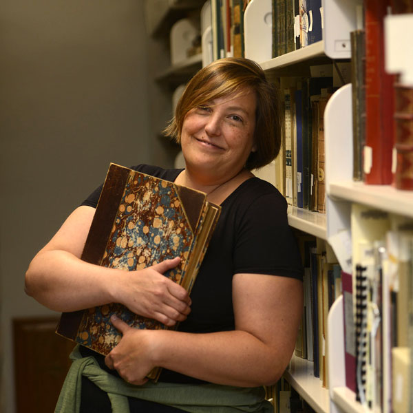 Jessy Randall, Special Collections curator and archivist