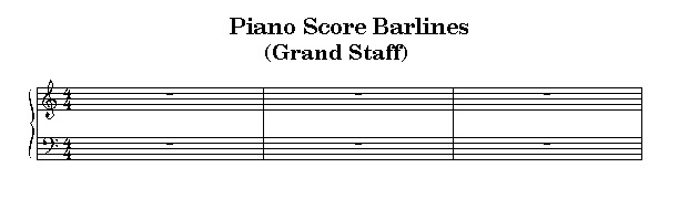 Barlines Music Notation And Engraving