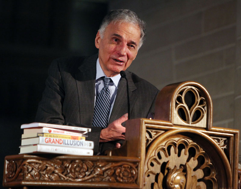 First Mondays; Ralph Nader