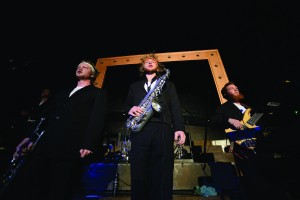 The band YouJazz performs at a collaborative concert called Shut Up and Stop Making Sense in Cornerstone Arts Center on March 1.