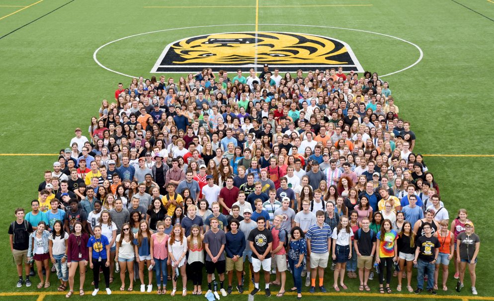 Class of 2020 at the start of the 2016 school year.