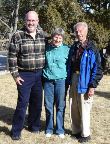 The “Occasional Quasi Mini-Reunion” took place on the day before Thanksgiving 2008 at Avery McCarthy’s daughter’s ranch near Colorado City, Colo.  Attending were Avery ’57, Valerie Johnson Southers ’56, and Pax Child ’55.  