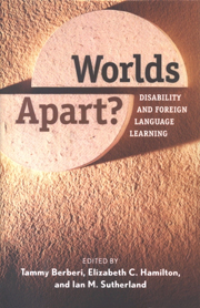 Worlds Apart?: Disability and  Foreign Language Learning cover
