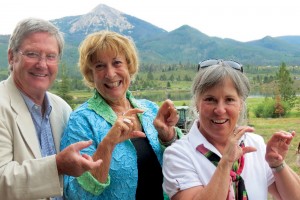 T. Mahony ‘67, Nicki Steel ’69, and Jan Mahony ‘68, met in July at Hahn’s Peak, Colo., for the wedding of T. and Jan’s niece and Nicki’s cousin. Nicki also stopped in Denver to visit Bonita Lahey ’69 and Joanne Zimmerman ’69. 