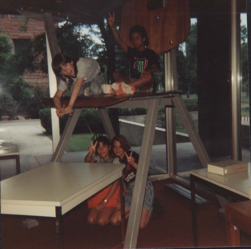 Giant chair-desk by Giles Thompson ca. 1992