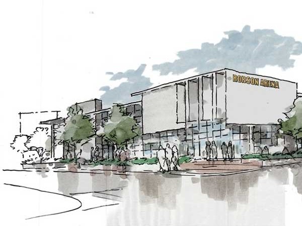 rendering of the Edward J. Robson Arena